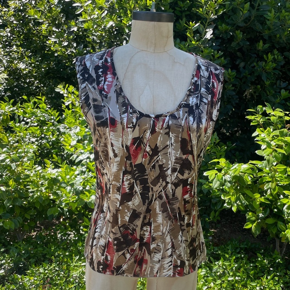 Kenneth Cole sleeveless silk tank top - size 2P